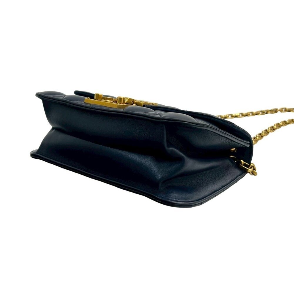 CHRISTIAN DIOR Blue Leather Shoulder Bag - Picture 8 of 9